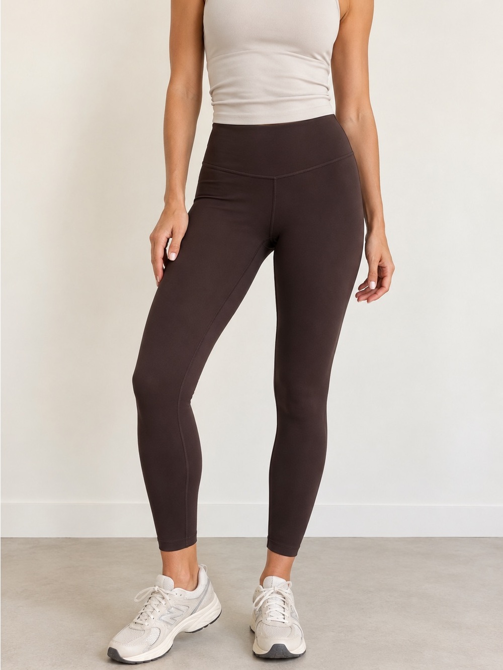 CRZ YOGA High-Waist Brown Performance Leggings 25’